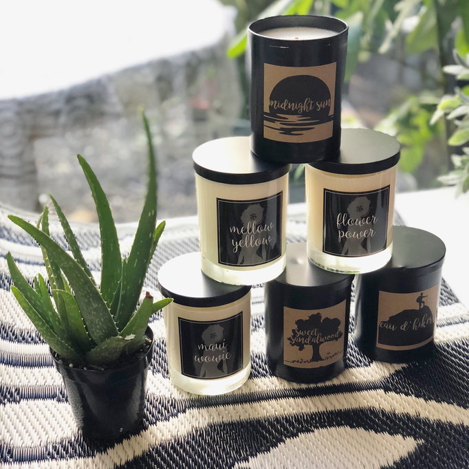 Hip & Chick Organiks Flower Power Soy Candle-image3