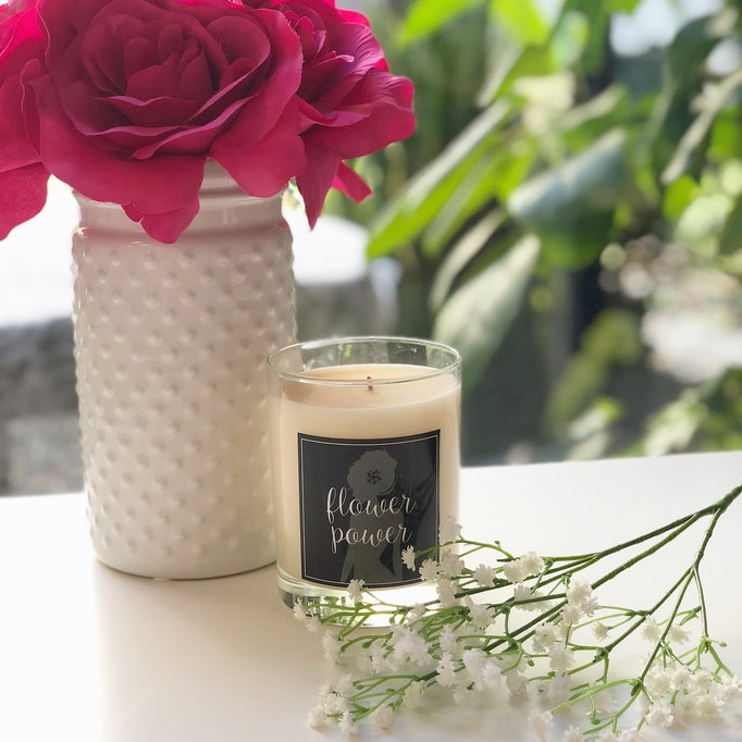 Hip & Chick Organiks Flower Power Soy Candle-image2