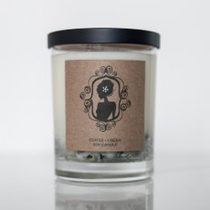 Hip & Chick Organiks Coffee + Cream Soy Candle-image1 Hip & Chick Organiks Coffee + Cream Soy Candle-image1