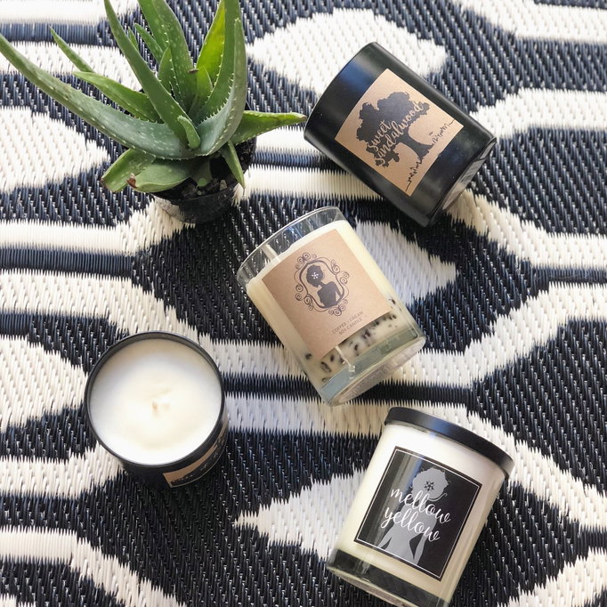 Hip & Chick Organiks Coffee + Cream Soy Candle-image2