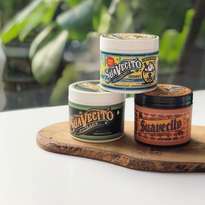 Suavecito X Johnny Cupcakes Firme Hold Coconut Scented Pomade