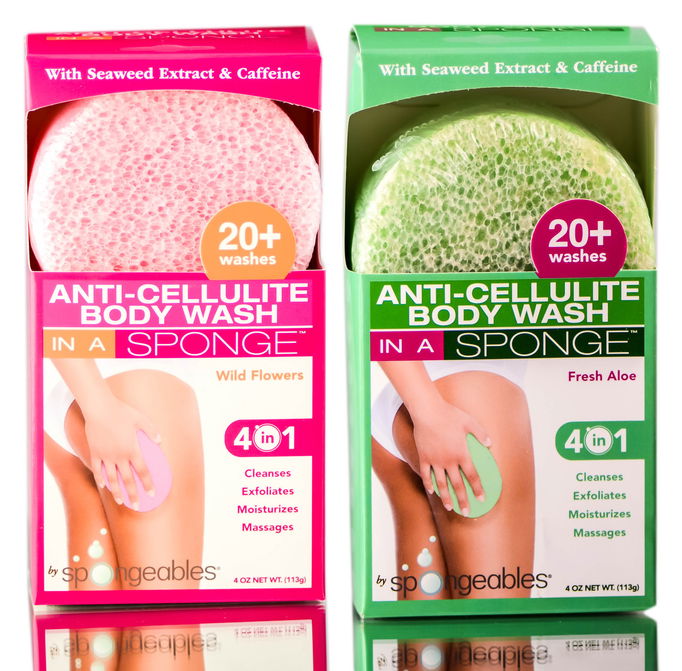 Spongeables Anti-Cellulite Body Wash Sponge