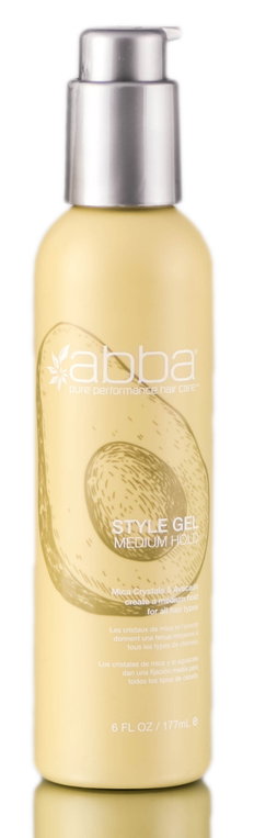 ABBA Style Gel, Medium Hold - Mica Crystals & Avocado for All Hair Types-image1