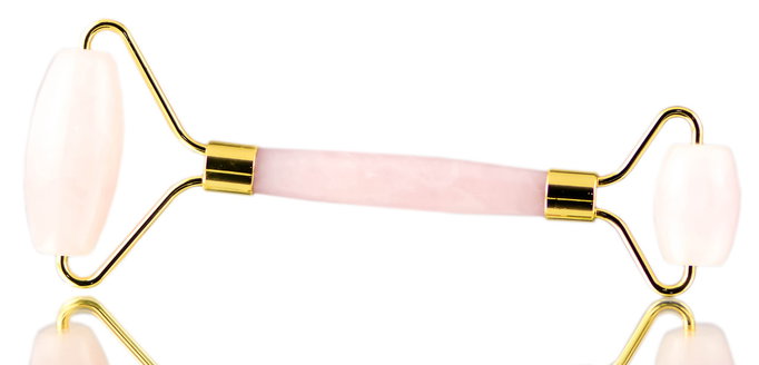 Biodara Rose Quartz Massage Face Roller-image1