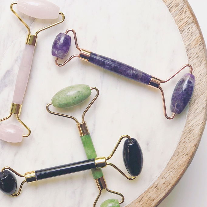Biodara Rose Quartz Massage Face Roller