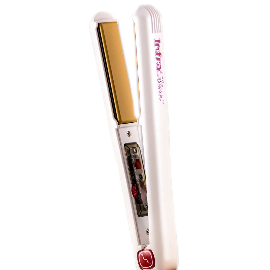 Size 1 inch Medium Infrashine Original Far Infrared Ceramic Flat Iron SleekShop