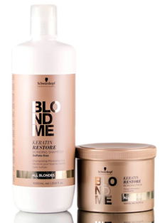 Schwarzkopf BlondMe All Blondes Duo (Shampoo 33 oz & Mask 16 oz )