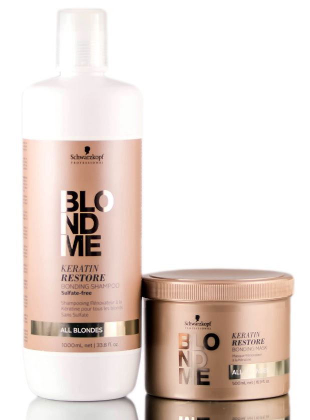 Schwarzkopf BlondMe All Blondes Duo (Shampoo 33 oz & Mask 16 oz )