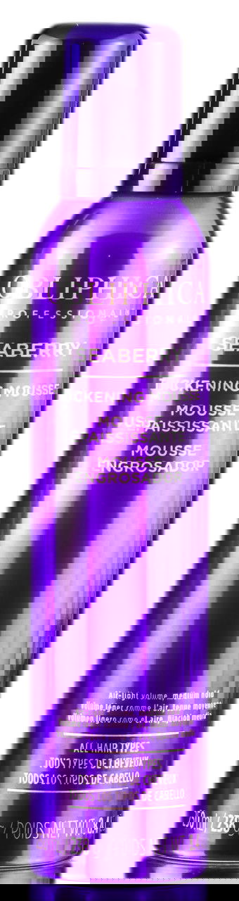 Obliphica Seaberry Thickening Mousse Medium Hold For All Hair Types