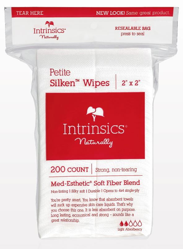 Intrinsics Petite Silken Wipes - 2x2 - 200 count