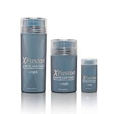 Xfusion KERATIN HAIR FIBERS (w/ comb) Fills Thin Areas, Conceal Hair Loss, Thick