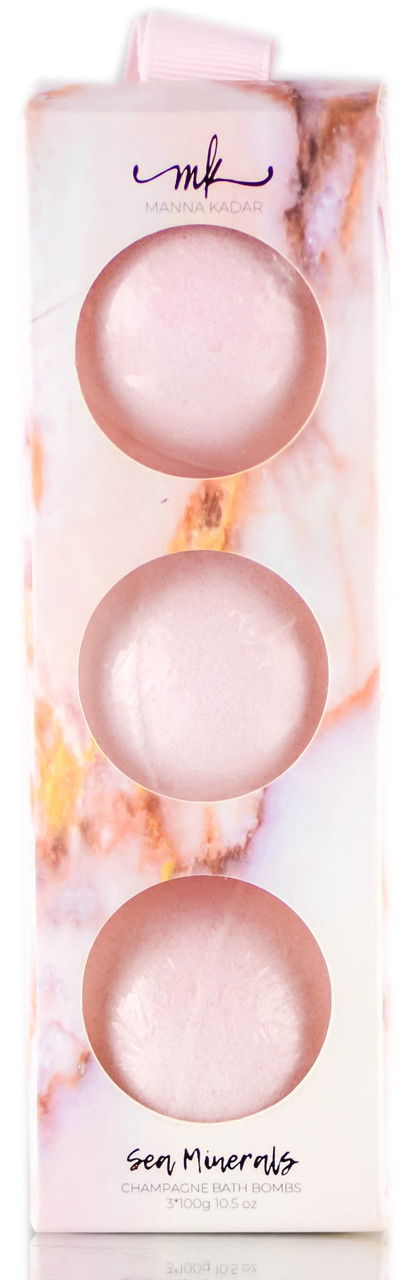 Manna Kadar Relax Sea Minerals Champagne Bath Bombs