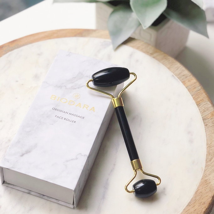 Biodara Obsidian Massage Face Roller-image2