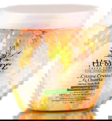 Hempz Citrine Crystal & Quartz Herbal Body Buff