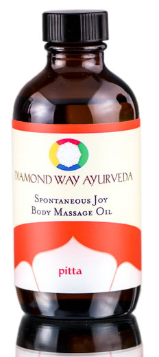Diamond Way Ayurveda Pitta Spontaneous Joy Body Massage Oil-image1