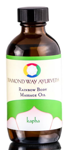 Diamond Way Ayurveda Kapha Rainbow Body Massage Oil