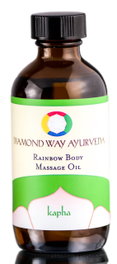Diamond Way Ayurveda Kapha Rainbow Body Massage Oil Diamond Way Ayurveda Kapha Rainbow Body Massage Oil