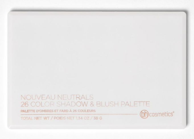BH Cosmetics Nouveau Neutrals 26 Color Shadow & Blush Palette