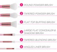 BH Cosmetics Mini Pink Perfection 6 Piece Brush Set-image3