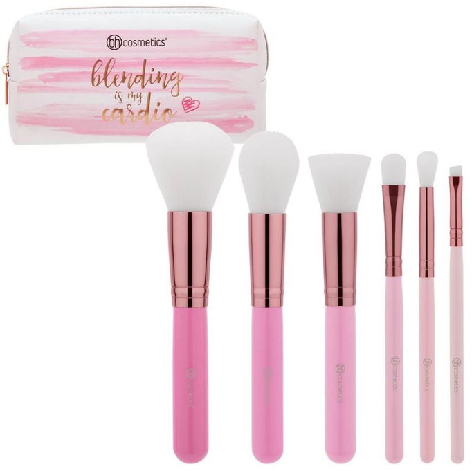 BH Cosmetics Mini Pink Perfection 6 Piece Brush Set-image5