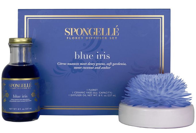 Spongelle Floret Blue Iris Diffuser Set-image1