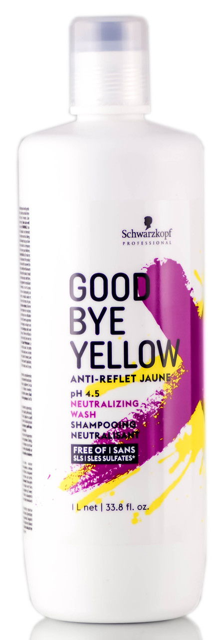 Schwarzkopf Goodbye Yellow Neutralizing Wash Shampoo
