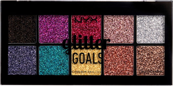 NYX Glitter Goals Cream Pro Palette