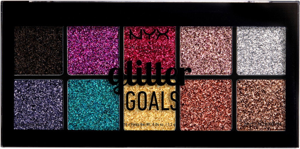 NYX Glitter Goals Cream Pro Palette-image1 NYX Glitter Goals Cream Pro Palette-image1