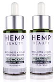 HempBeauty Wellness + Relax Hemp Blueberry Oil Drops