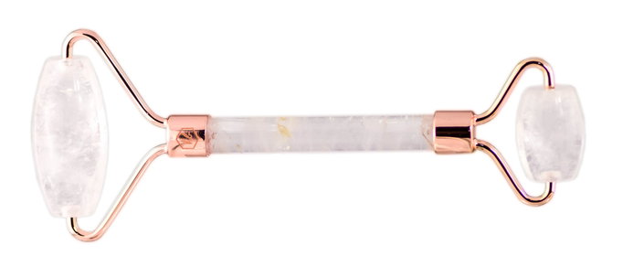 Honey Belle Clear Quartz Facial Roller-image1