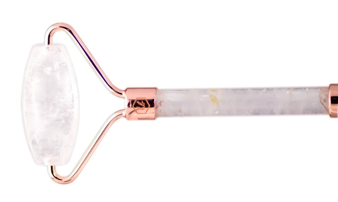 Honey Belle Clear Quartz Facial Roller-image2