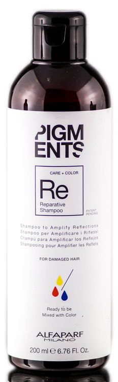 Alfaparf Milano Pigments Reparative Shampoo For Damaged Hair