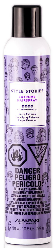 Alfaparf Style Stories Extreme Hairspray Extra Strong Hold-image1 Alfaparf Style Stories Extreme Hairspray Extra Strong Hold-image1