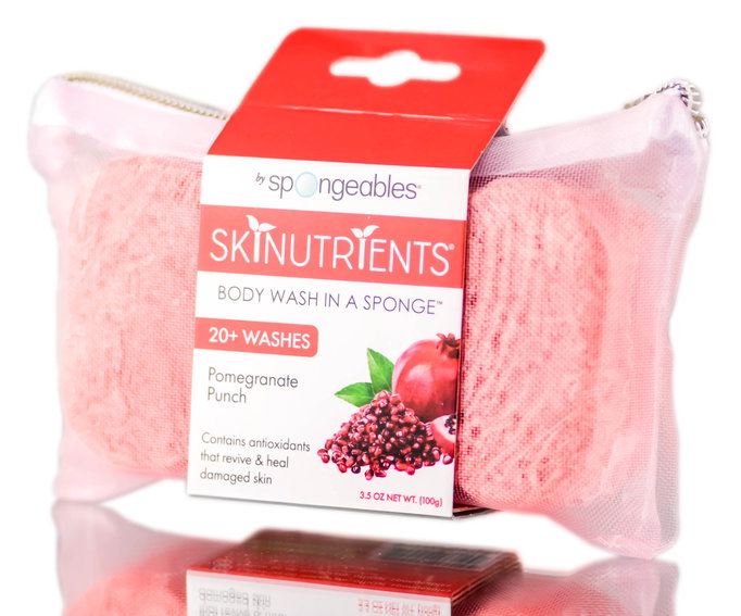 Spongeables Skin Nutrients Body Wash In A Sponge-image1 Spongeables Skin Nutrients Body Wash In A Sponge-image1
