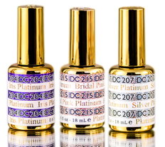 DND DC PLATINUM Gel Polish, Premium Gel Polish for Nails Containing Glitter-image1 DND DC PLATINUM Gel Polish, Premium Gel Polish for Nails Containing Glitter-image1