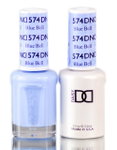 Daisy DND Blues & Greens Soak Off GEL POLISH DUO, All In One Gel Lacquer + Matching Nail Polish Color-image1