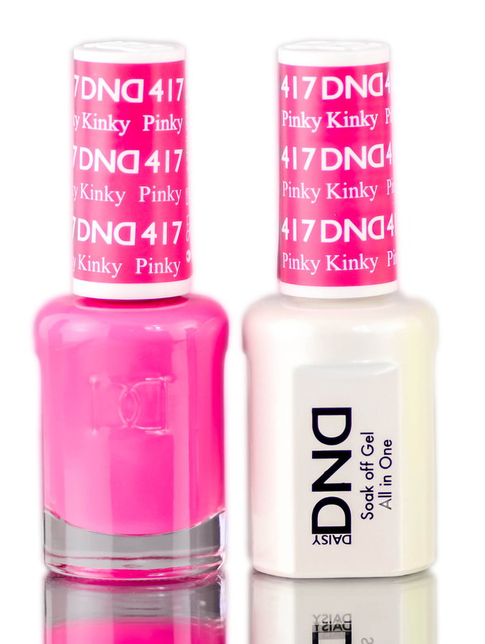 Daisy DND Pinks & Oranges Soak Off GEL POLISH DUO, All In One Gel Lacquer + Matching Nail Polish Color-image1 Daisy DND Pinks & Oranges Soak Off GEL POLISH DUO, All In One Gel Lacquer + Matching Nail Polish Color-image1