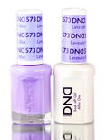 Daisy DND Purples Soak Off GEL POLISH DUO, All In One Gel Lacquer + Matching Nail Polish Color