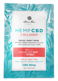 Mantra Mask Hemp CBD Collagen Facial Sheet Mask