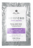 Mantra Mask Hemp CBD Anti-Aging Facial Sheet Mask