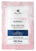 Mantra Mask Hemp CBD Blemish Facial Sheet Mask