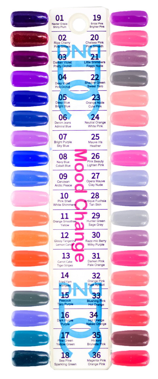 DND DC MOOD Gel Polish, Premium Temperature-Activated Nail Polish, HOT or COLD, Daisy Nails Heat Change Color-image2 DND DC MOOD Gel Polish, Premium Temperature-Activated Nail Polish, HOT or COLD, Daisy Nails Heat Change Color-image2