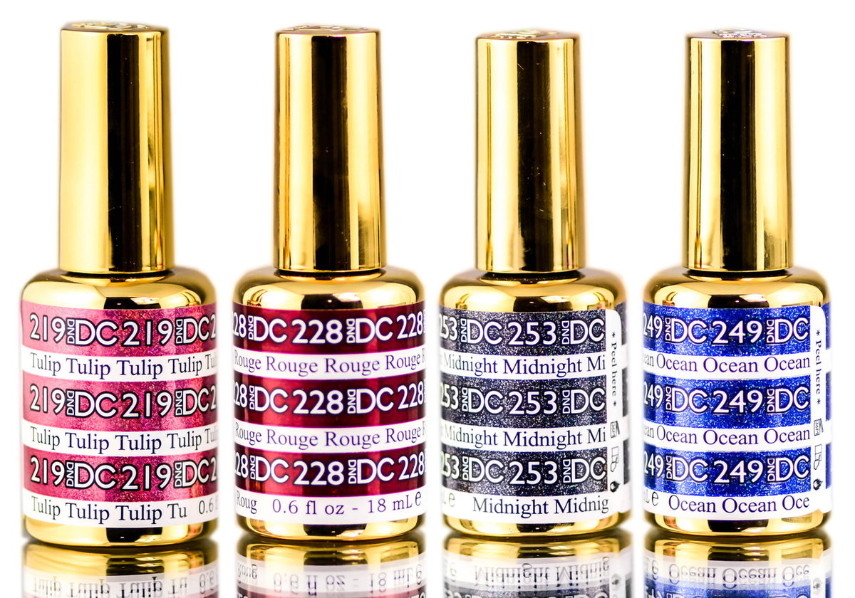 DND DC MERMAID Gel Polish, Premium Soak-Off Nail Polish with Aquatic GLIMMER & Iridescent SPARKLE, Daisy Nails-image1