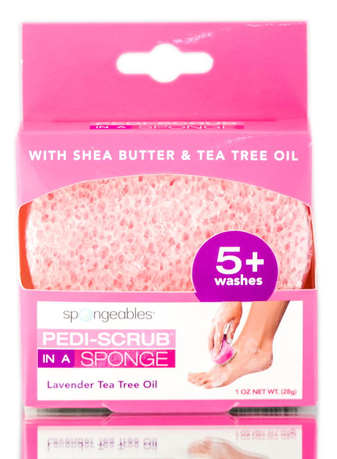 Spongeables 5+ Pedi-Scrub In A Sponge
