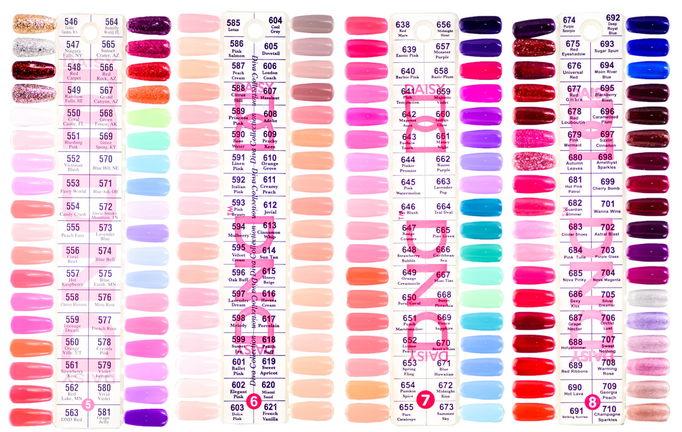 Daisy DND Color Swatches