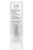 Punky Glitter Brush & Glove Kit