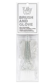 Punky Glitter Brush & Glove Kit