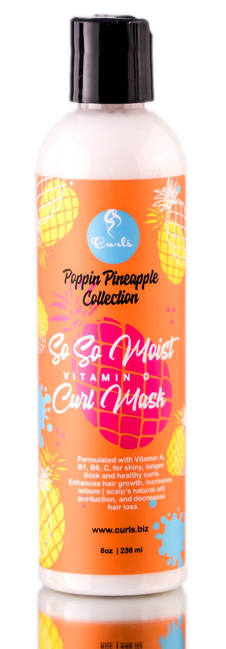 Curls Poppin Pineapple Collection So So Moist Curl Mask