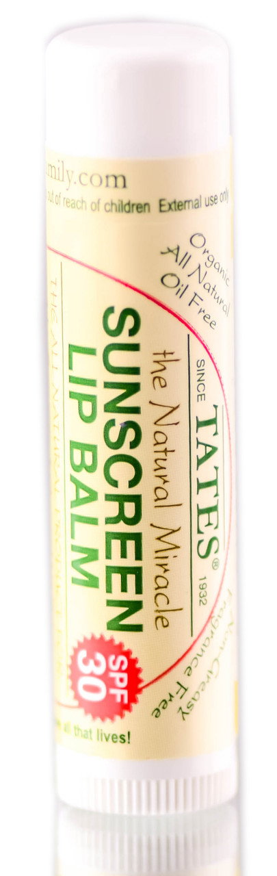 Tate's The Natural Miracle Sunscreen Lip Balm 30 SPF-image1 Tate's The Natural Miracle Sunscreen Lip Balm 30 SPF-image1