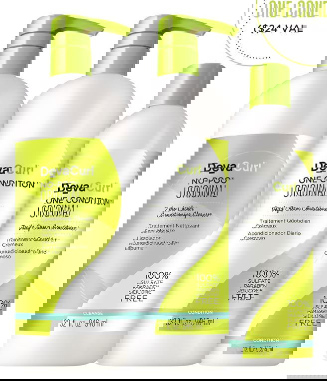 Devacurl Curly Double Take Cleanser & Extra Conditioner Kit